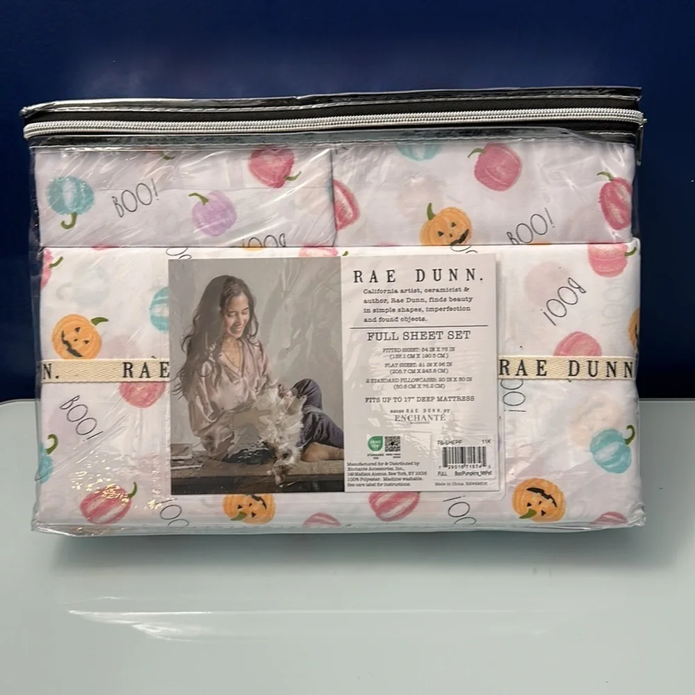 NWT Rae Dunn Halloween Sheets
